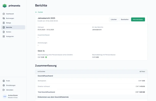 Buchhaltung für Einzelfirmen und Selbständige, die nicht weh tut