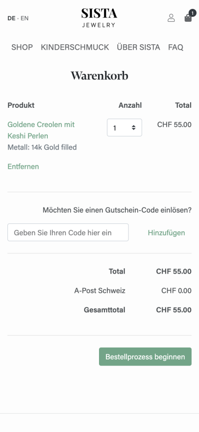 Handgemachter Schmuck, digital zuhause